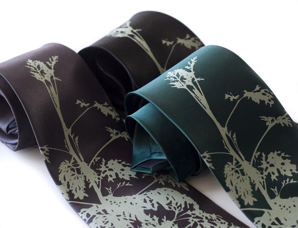 Whit Botanical Silk Tie
