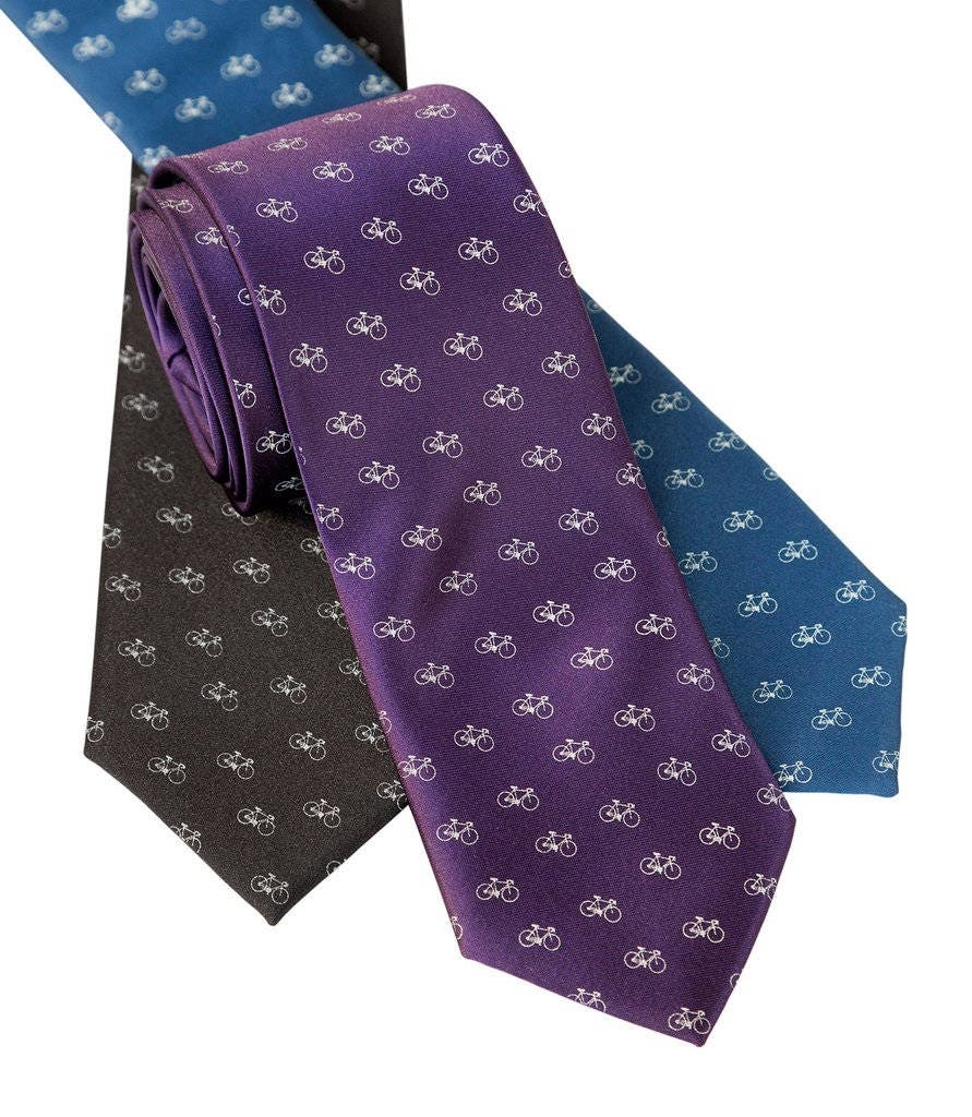 Archer Black Silk Tie — view 6