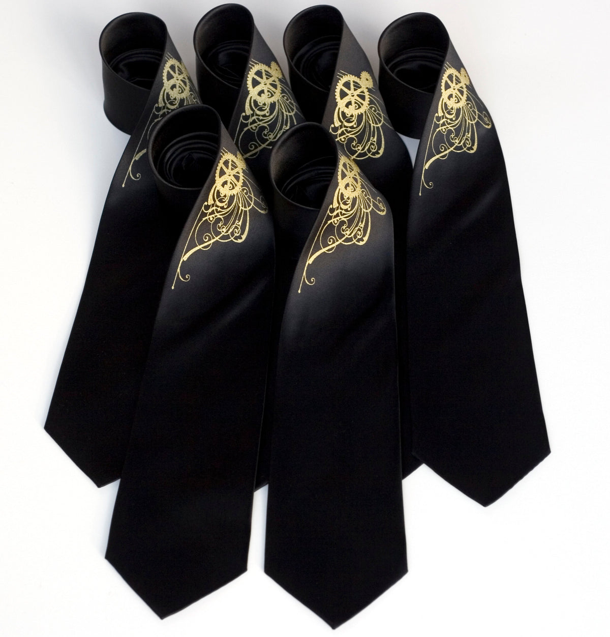 Grant Blue Silk Tie — view 3