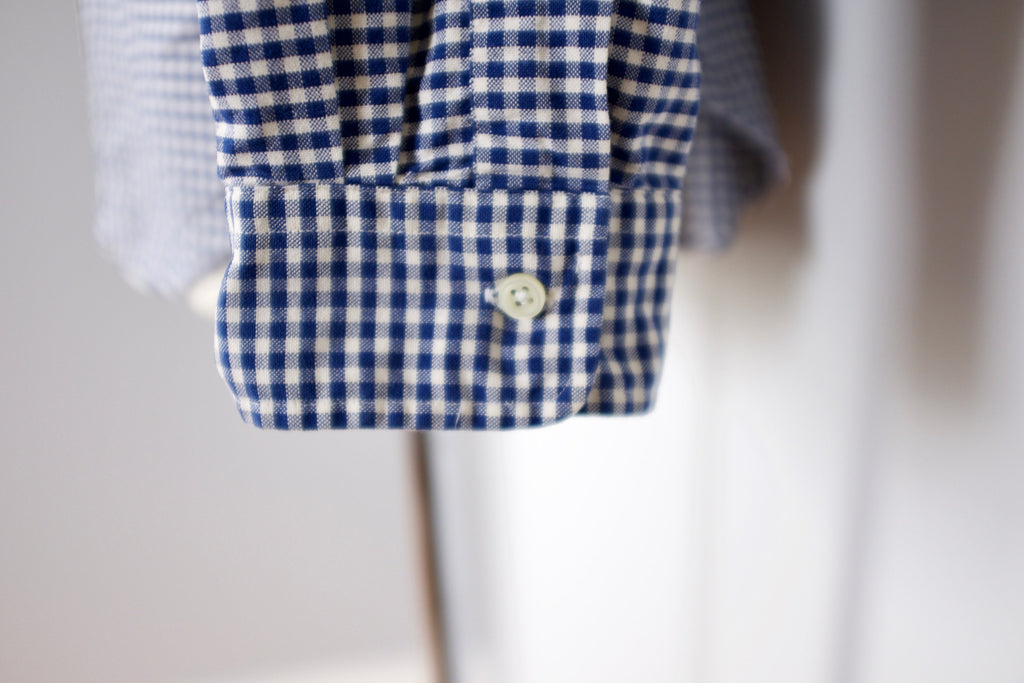 Elliot Gingham Cotton Button-Down Oxford Shirt — view 2