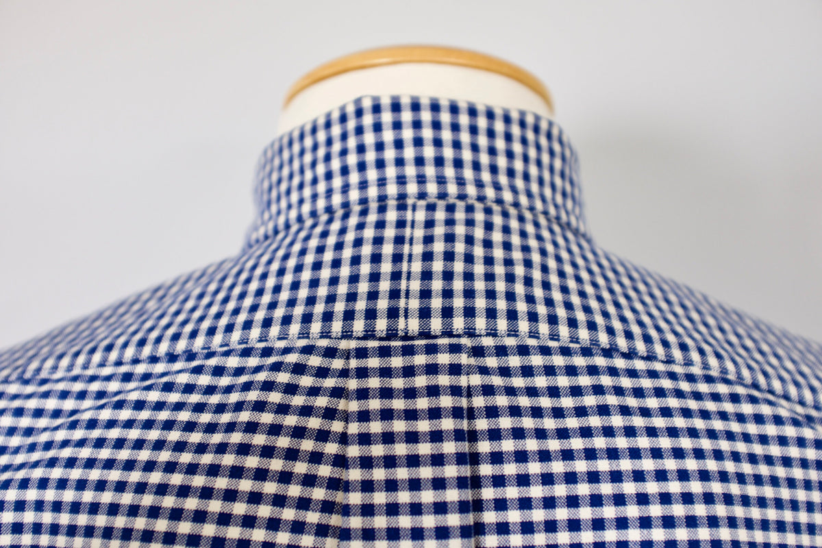 Elliot Gingham Cotton Button-Down Oxford Shirt — view 5