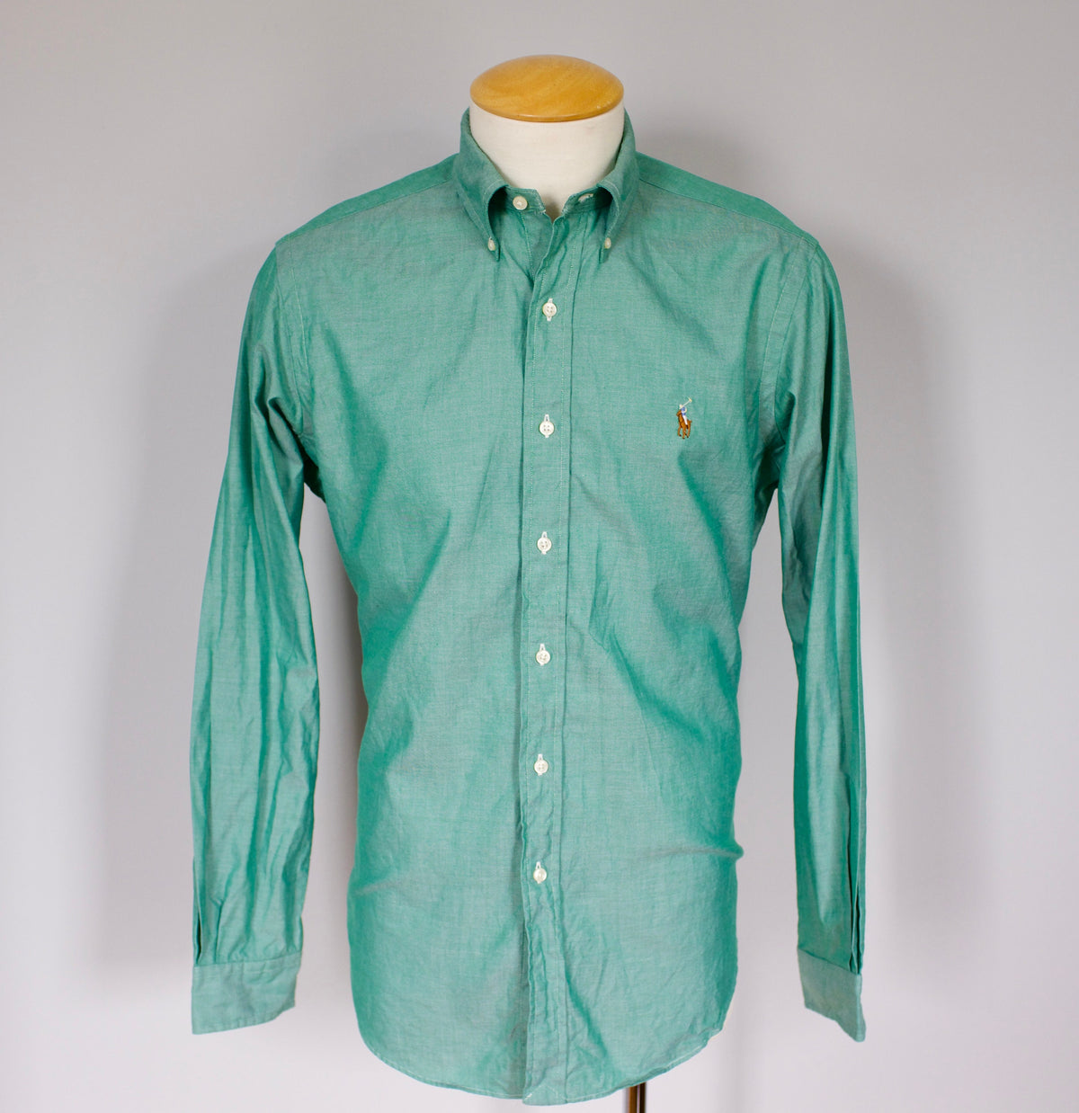 Dawson Green Cotton Button-Down Oxford Shirt — view 5