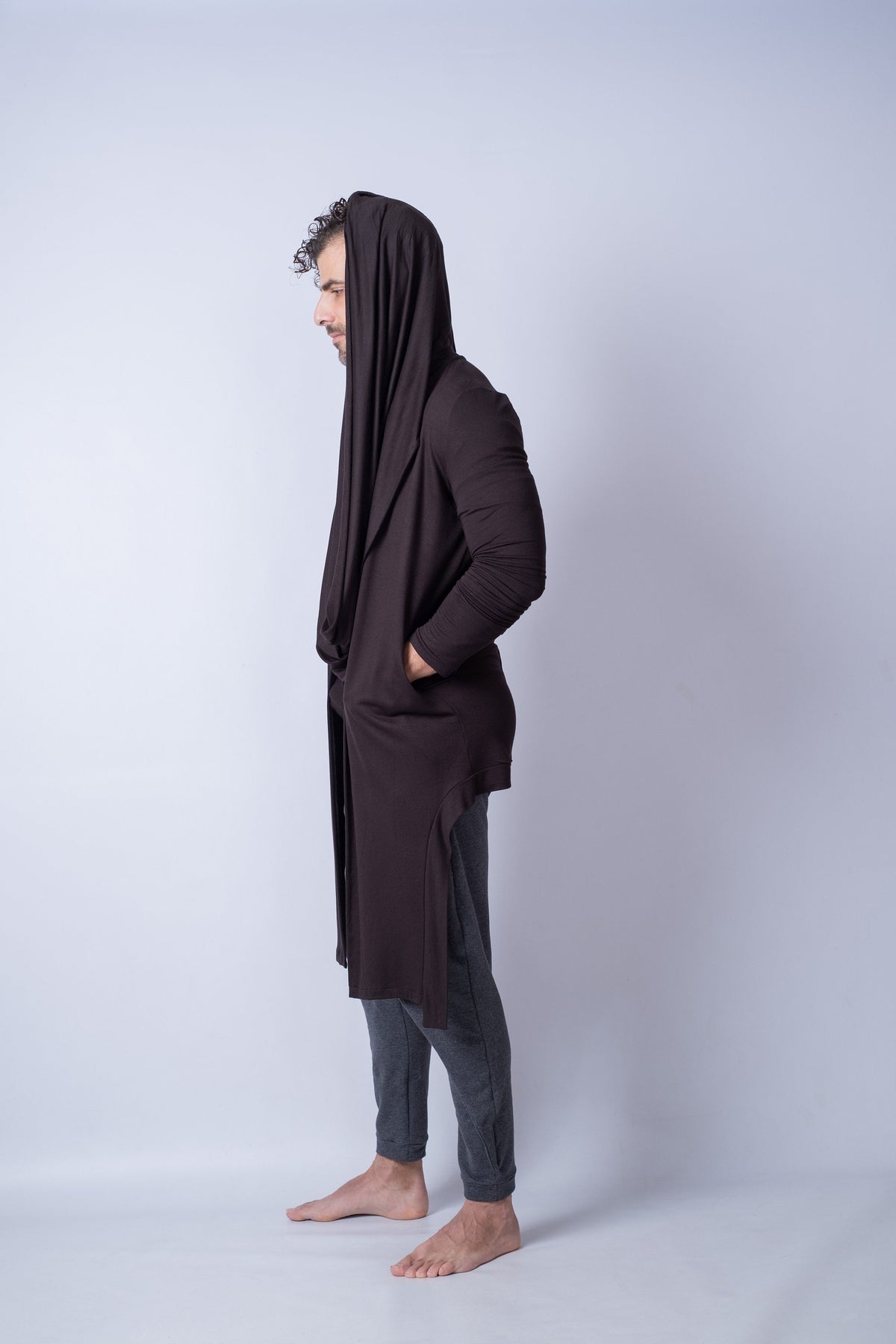 Emmett Navy Cotton Cardigan — view 4
