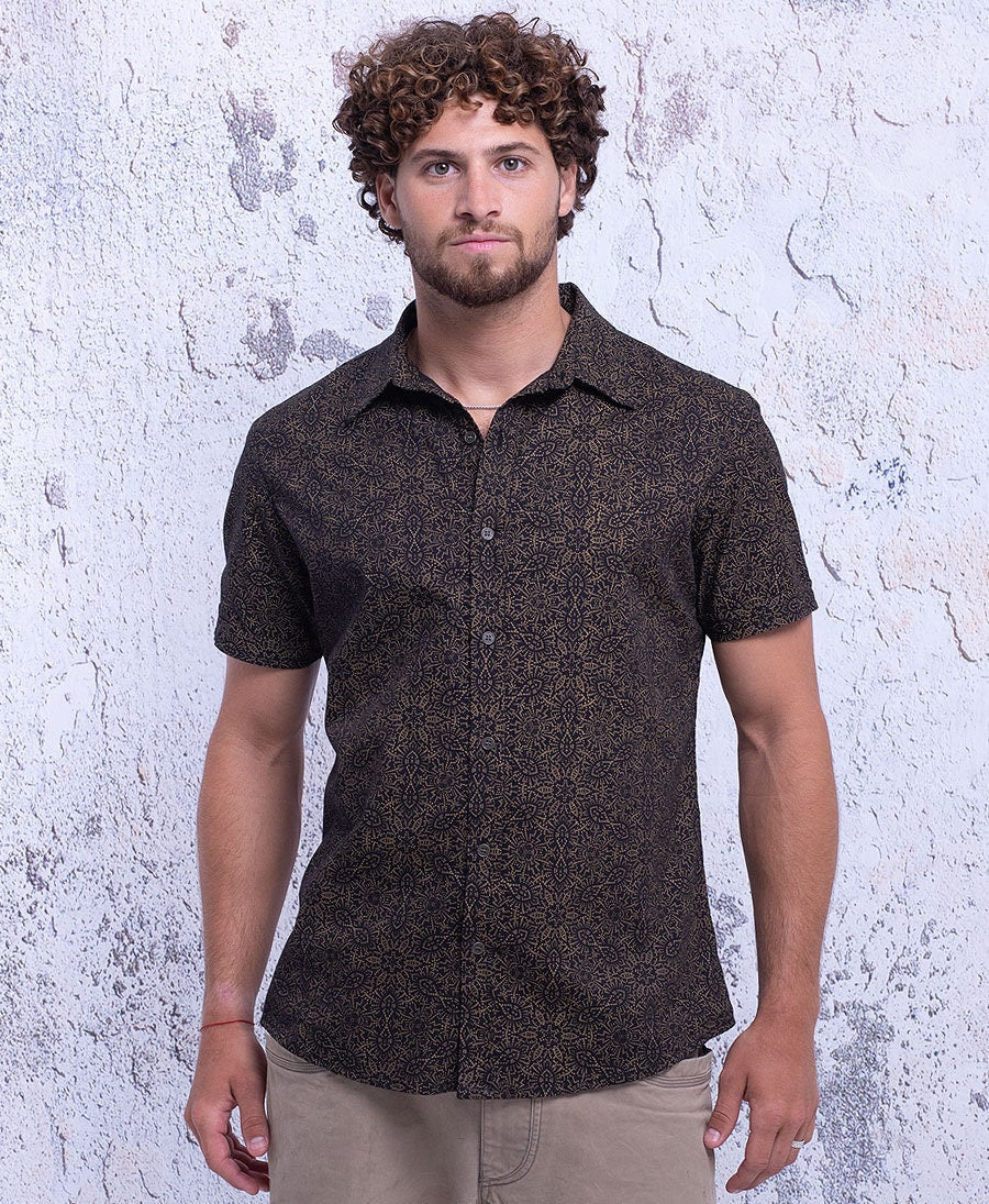 Ezra Brown Cotton Button-Down Oxford Shirt — Fifth Avenue Menswear