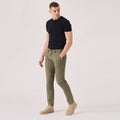 Lawson Olive Cotton Chinos — Fifth Avenue Menswear