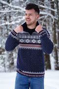 Harlan Black Wool Sweater — Fifth Avenue Menswear