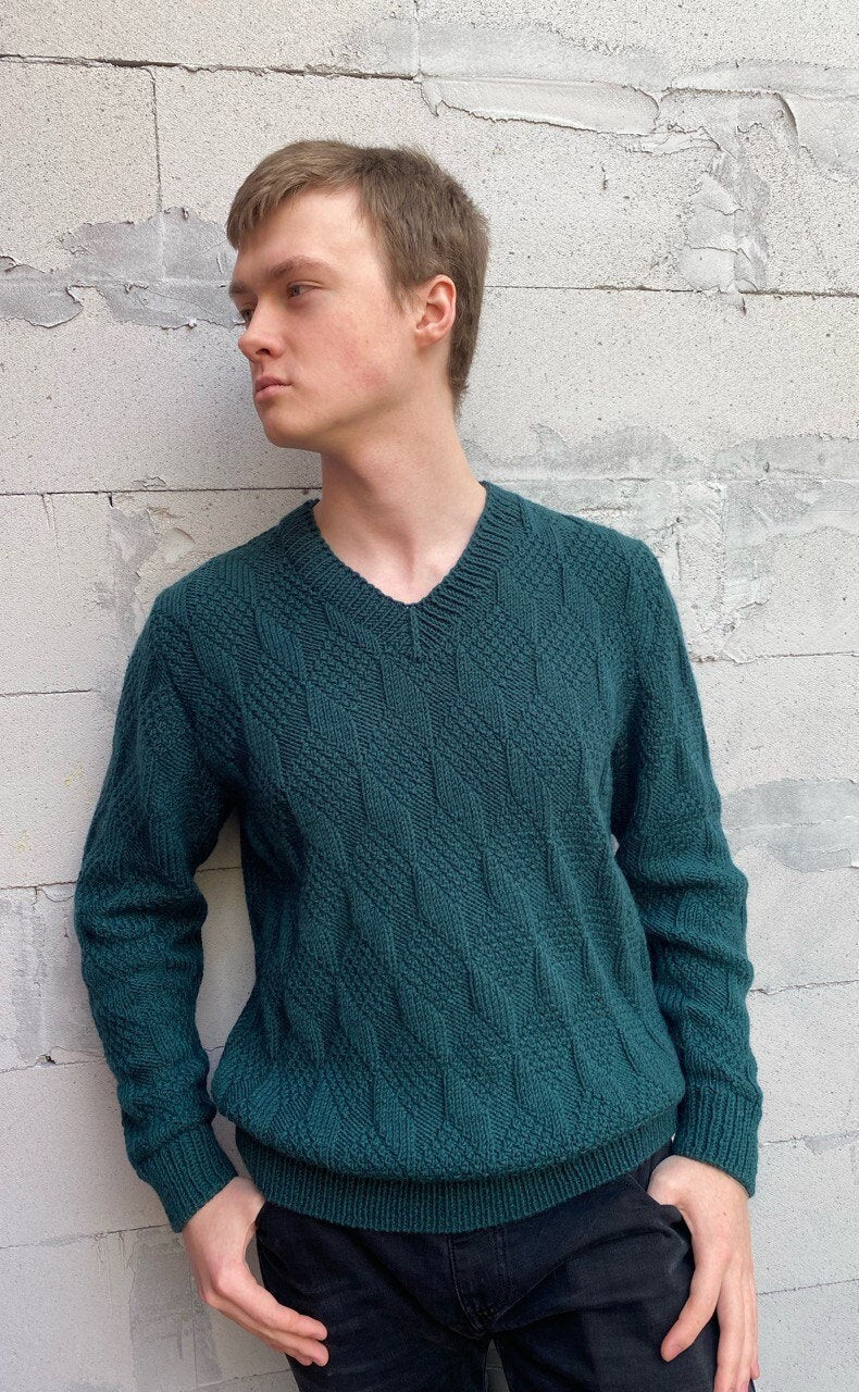 Finn Navy Wool Sweater Vest — Fifth Avenue Menswear