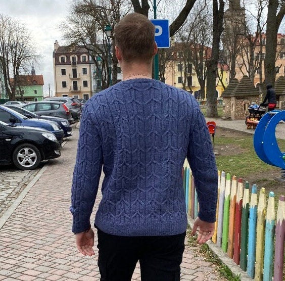 Monroe Navy Wool Sweater Vest — view 4