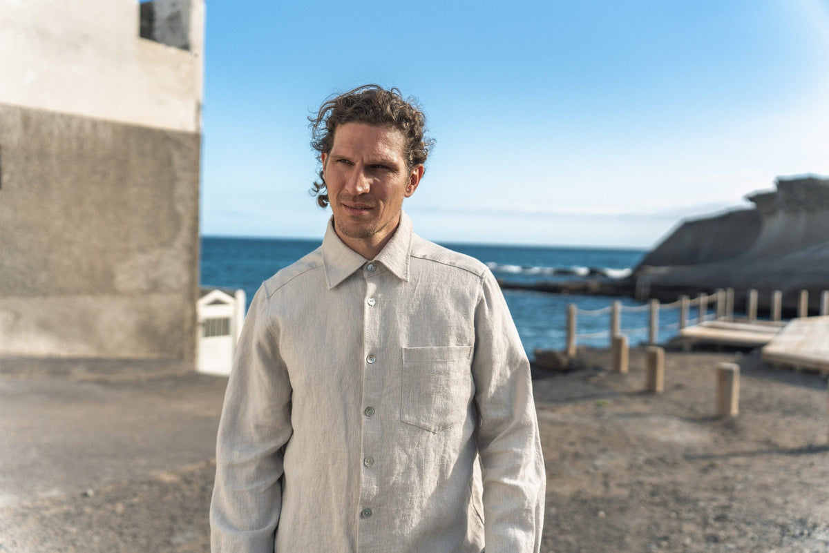 Lawson Ivory Linen Shirt — view 6