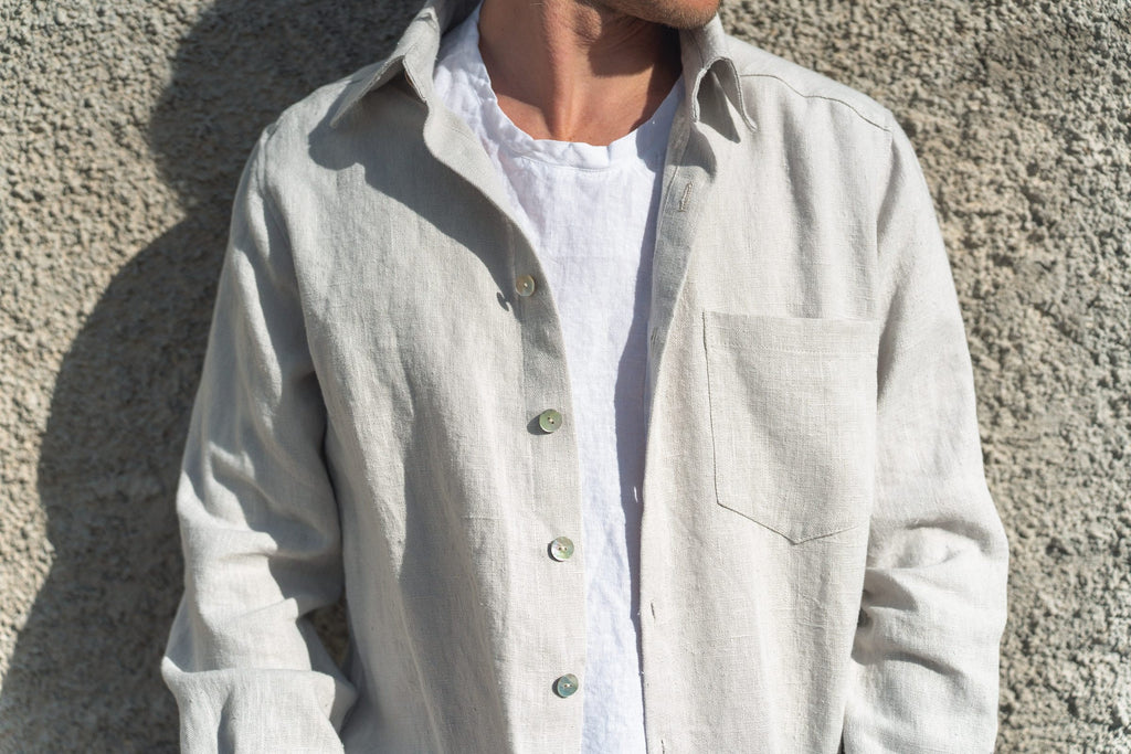 Lawson Ivory Linen Shirt — view 4