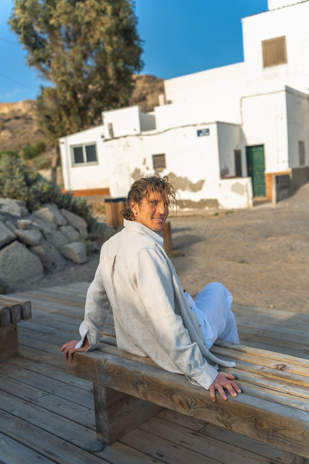 Lawson Ivory Linen Shirt — view 2