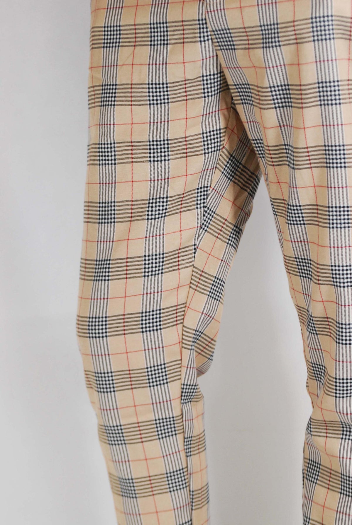 Spencer Ivory Cotton Chinos — view 2