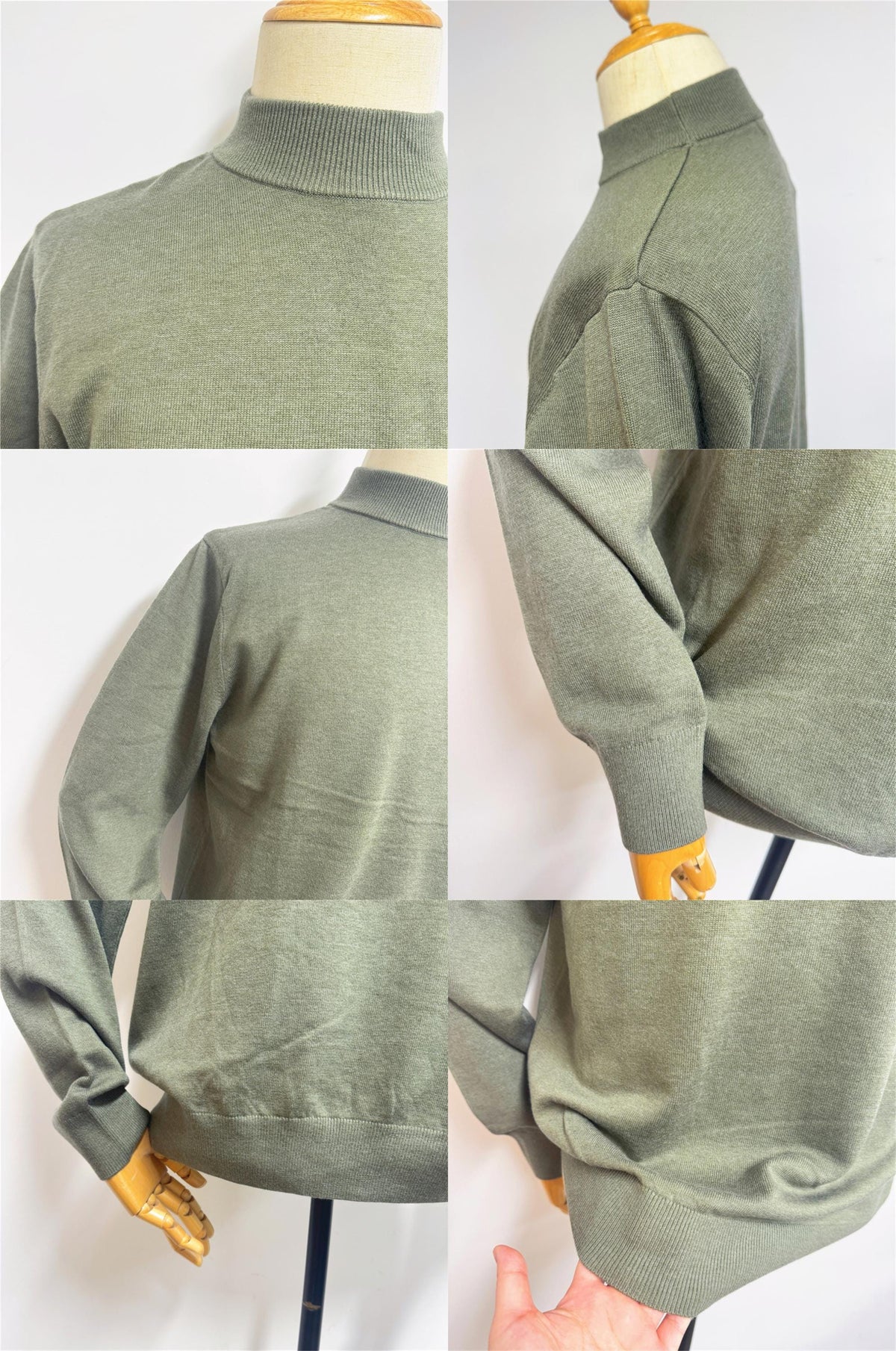 Graham Gray Wool Sweater — view 5