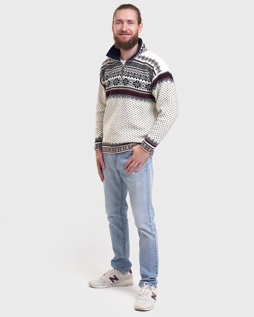 Harlan Black Wool Sweater — view 6
