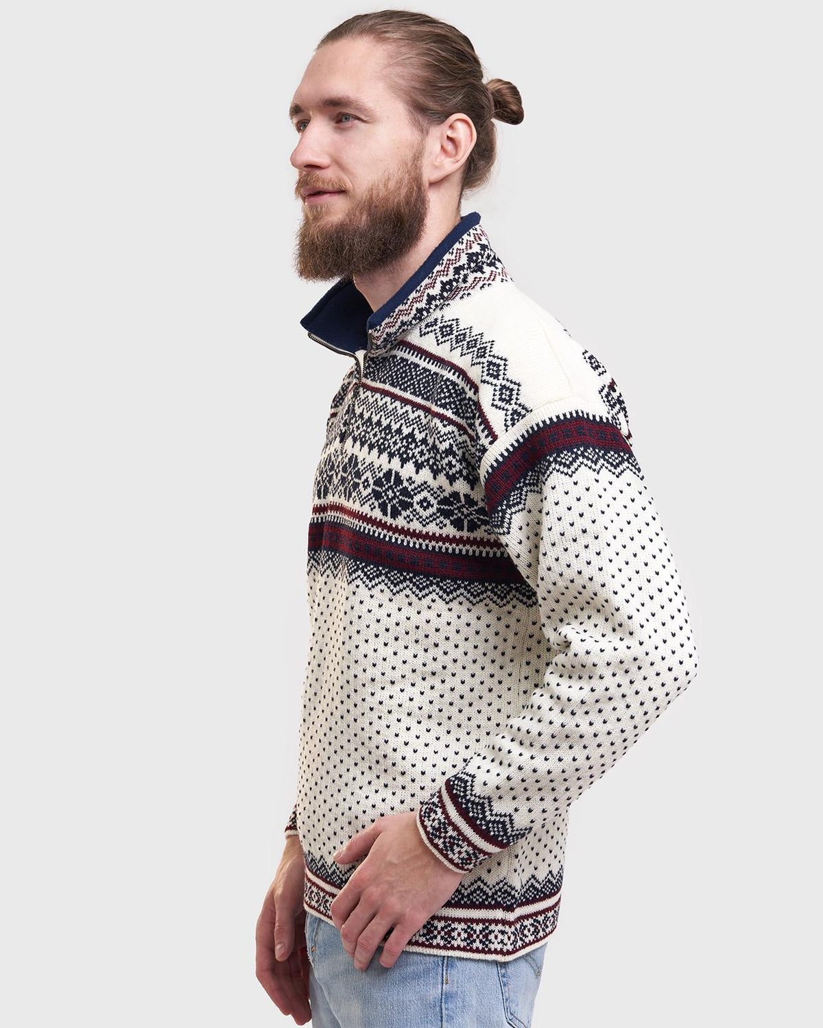Harlan Black Wool Sweater — view 5