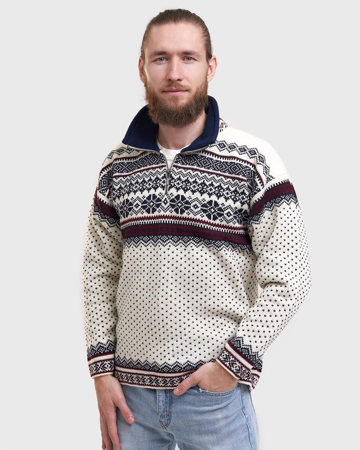 Harlan Black Wool Sweater — view 2
