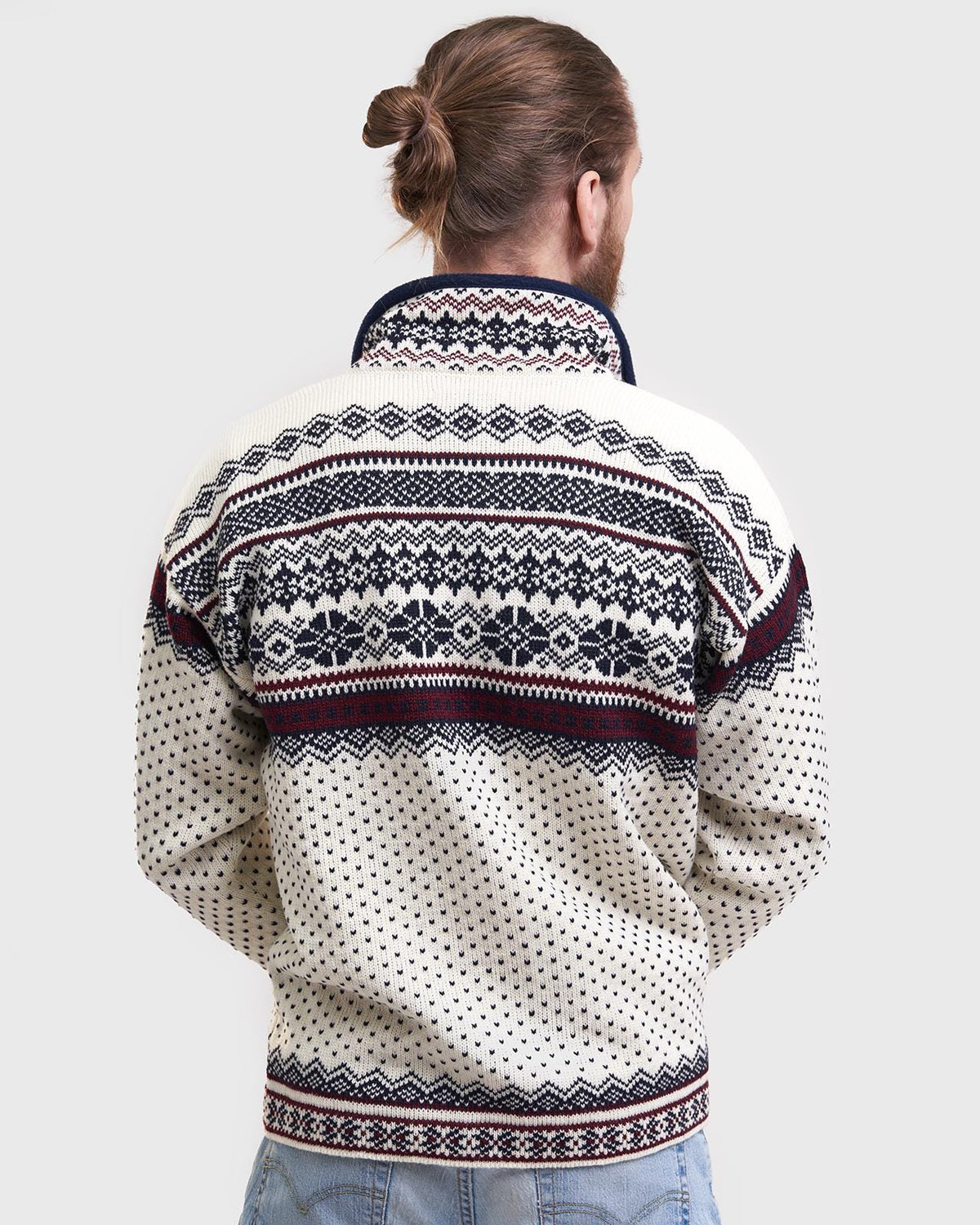 Harlan Black Wool Sweater — view 4