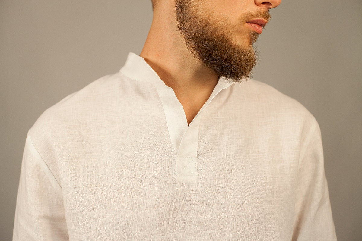 Spencer Black Linen Shirt — view 4