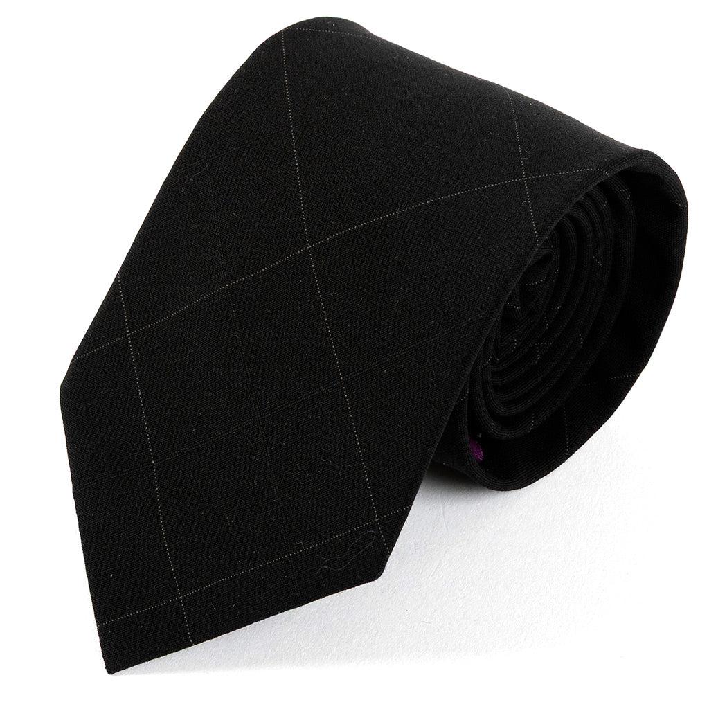 Conrad Black Wool Tie — Fifth Avenue Menswear