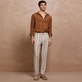 Grant Striped Linen Chinos — Fifth Avenue Menswear