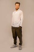 Spencer Black Linen Shirt — Fifth Avenue Menswear