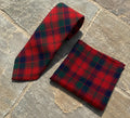 Boone Red Wool Pocket Square — Fifth Avenue Menswear
