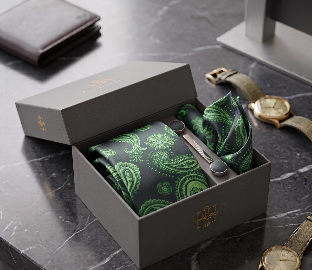 Emmett Floral Pocket Square — view 5