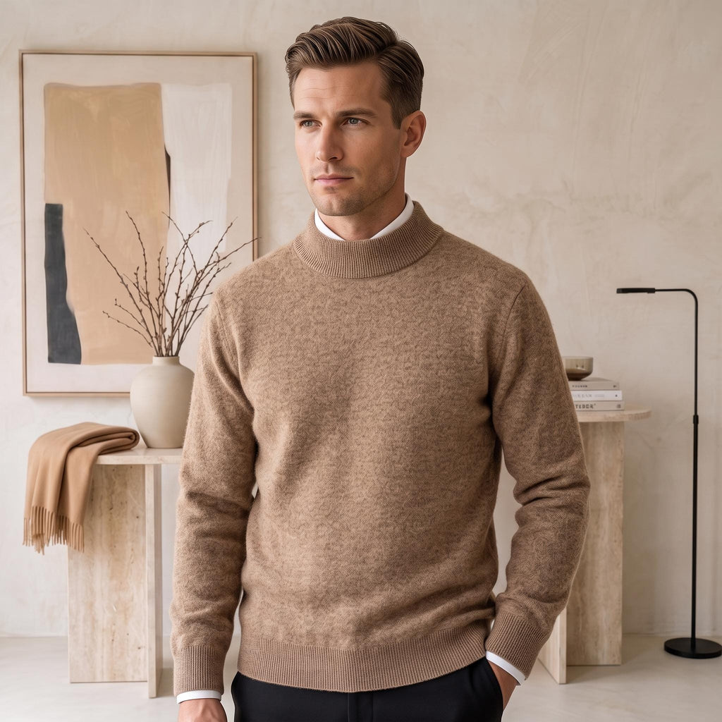 Tucker Olive Wool Sweater — view 2