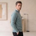 Tucker Olive Wool Sweater — Fifth Avenue Menswear