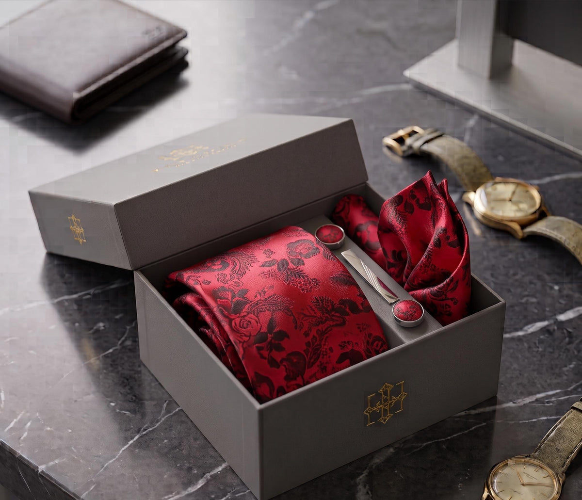 Emmett Floral Pocket Square — view 2