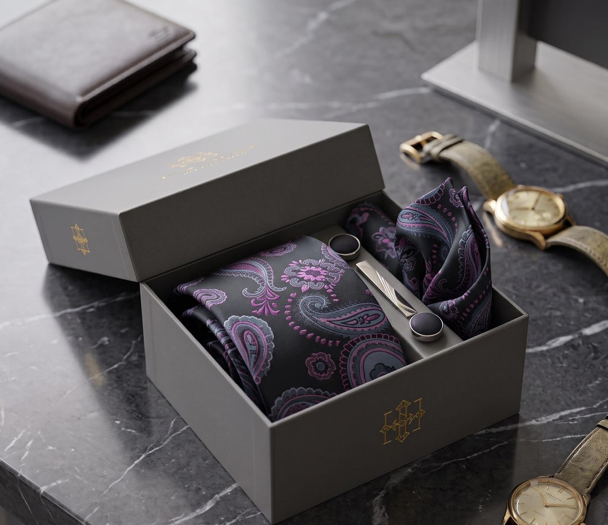 Emmett Floral Pocket Square — view 3