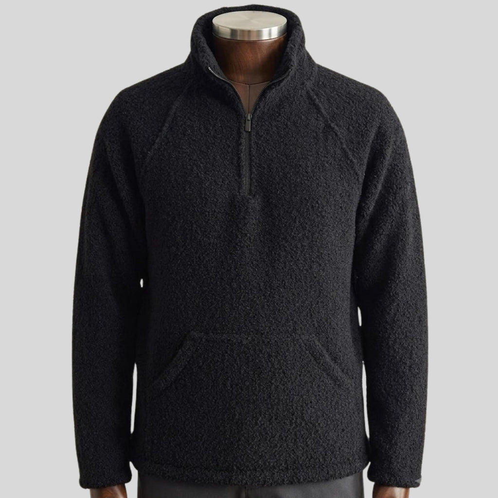 Kendall Black Wool Sweater — view 2