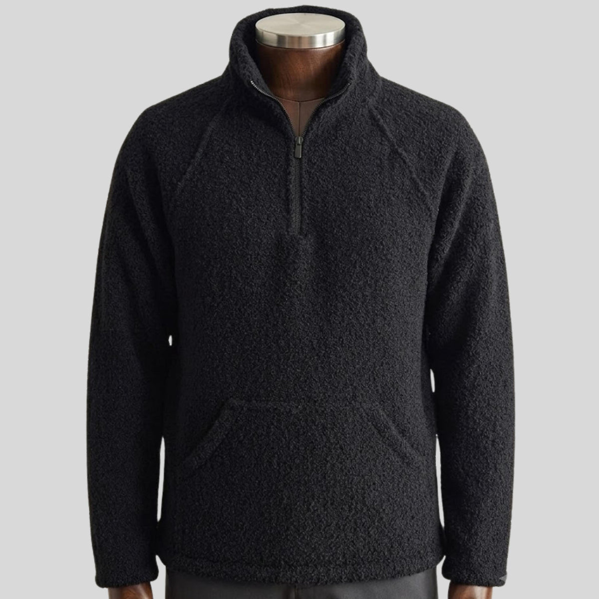 Kendall Black Wool Sweater — view 2
