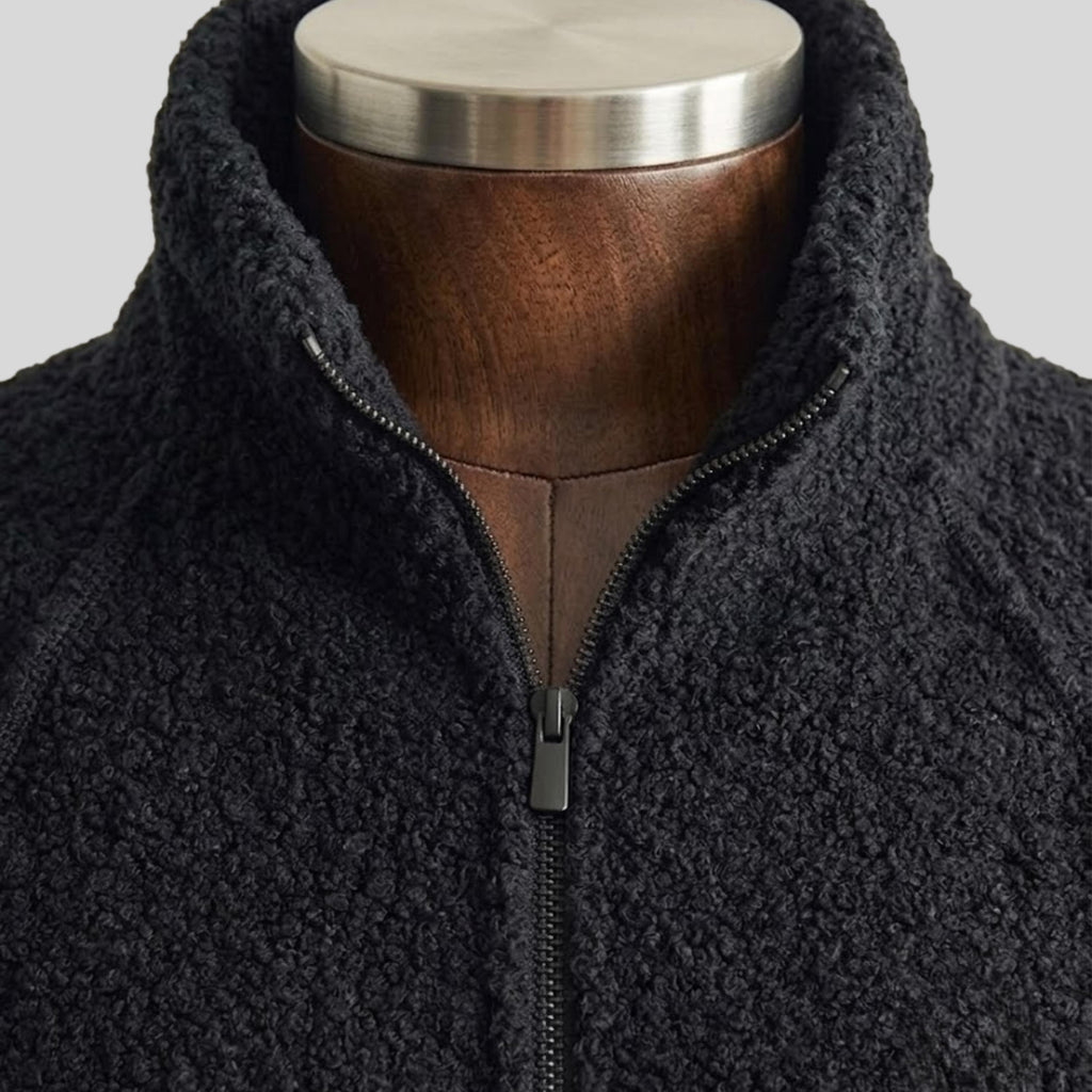 Kendall Black Wool Sweater — view 3