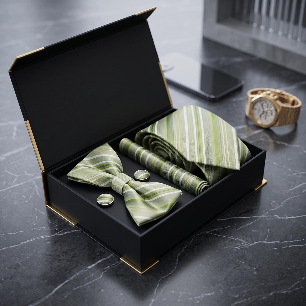 Ezra Ivory Bow Tie — view 4