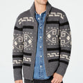 Miles Gray Knit Cardigan — Fifth Avenue Menswear