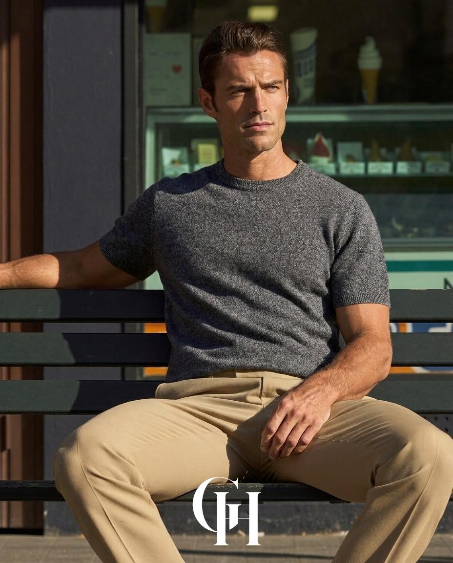 Jasper Beige Wool Sweater — view 4