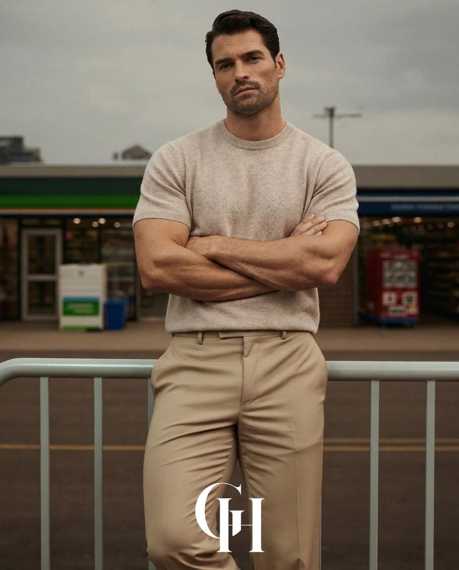 Jasper Beige Wool Sweater — view 3