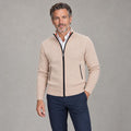 Garrett Beige Knit Cardigan — Fifth Avenue Menswear