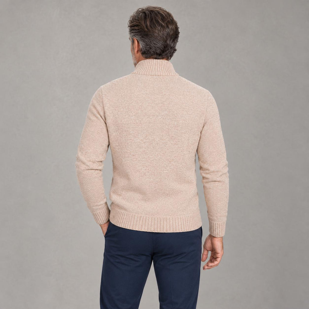 Garrett Beige Knit Cardigan — view 2